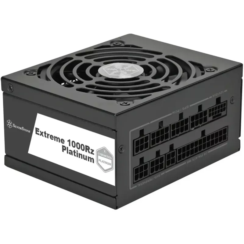 Silverstone Technology Extreme 1000Rz Platinum (preto, 2x 12 pinos GPU de alto desempenho, 8x PCIe, gestão de cabos, 1000 Watt)