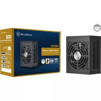 Silverstone Technology Extreme 1000Rz Platinum (preto, 2x 12 pinos GPU de alto desempenho, 8x PCIe, gestão de cabos, 1000 Watt)