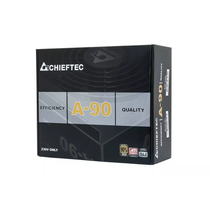 Fonte de alimentação Chieftec GDP-650C 650 W 20+4 pinos ATX PS/2 preta