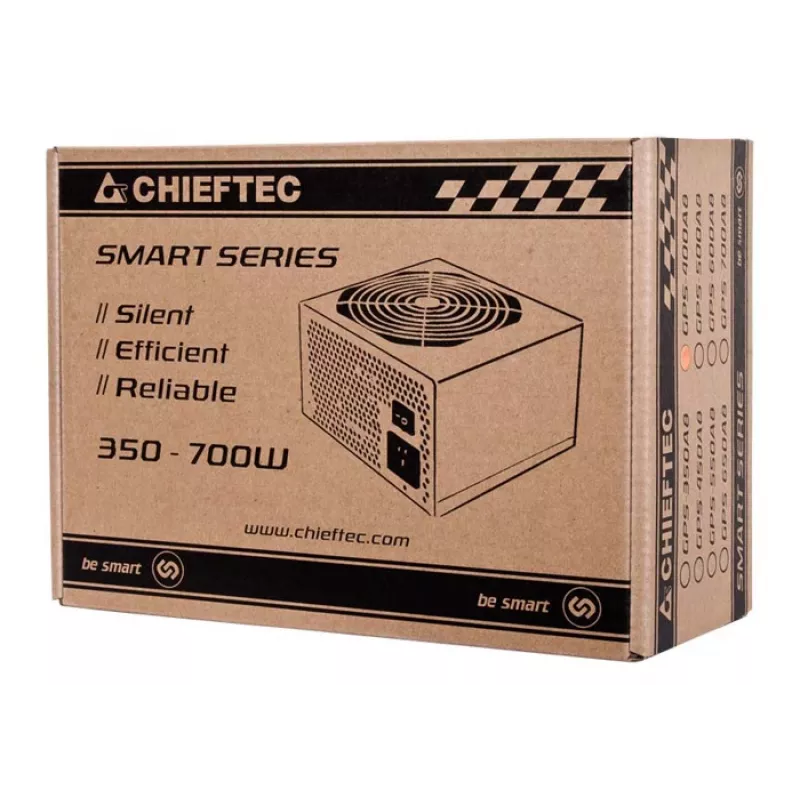 Fonte de alimentação Chieftec GPS-650A8 650 W 20+4 pinos ATX PS/2 preta