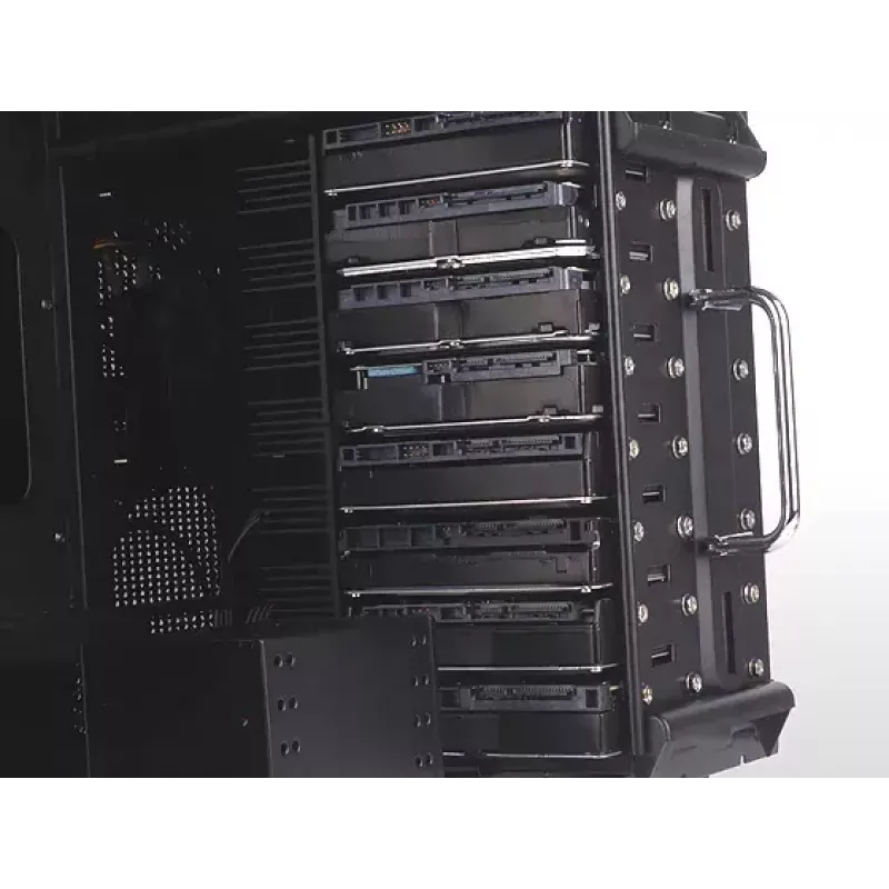 Caixa de PC Silverstone TJ04-E Midi Tower preta