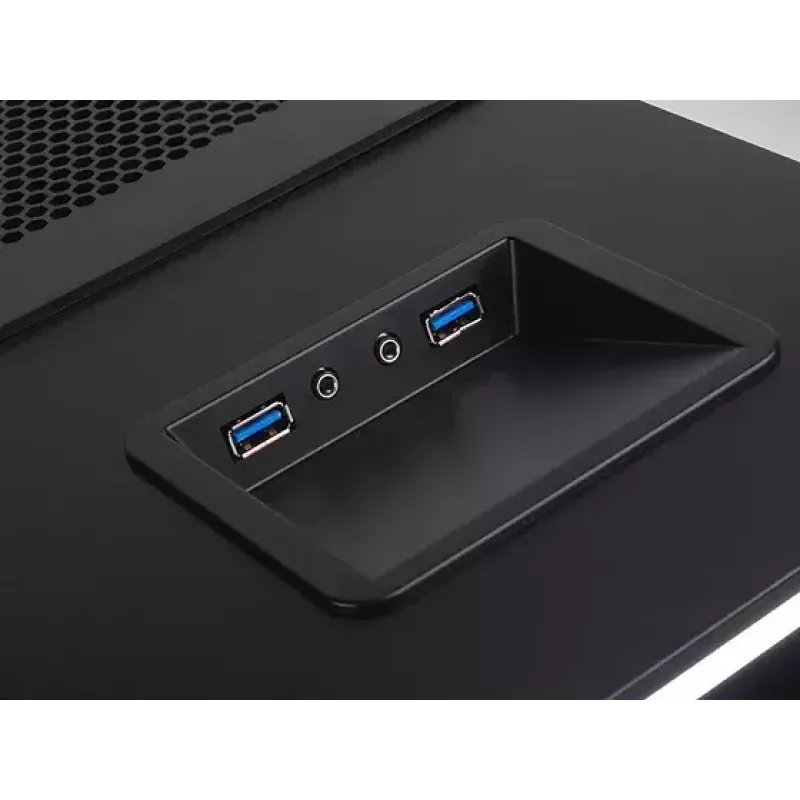 Caixa de PC Silverstone TJ04-E Midi Tower preta
