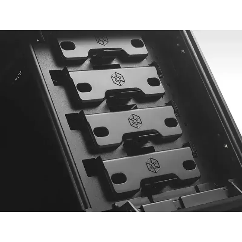 Caixa de PC Silverstone TJ04-E Midi Tower preta