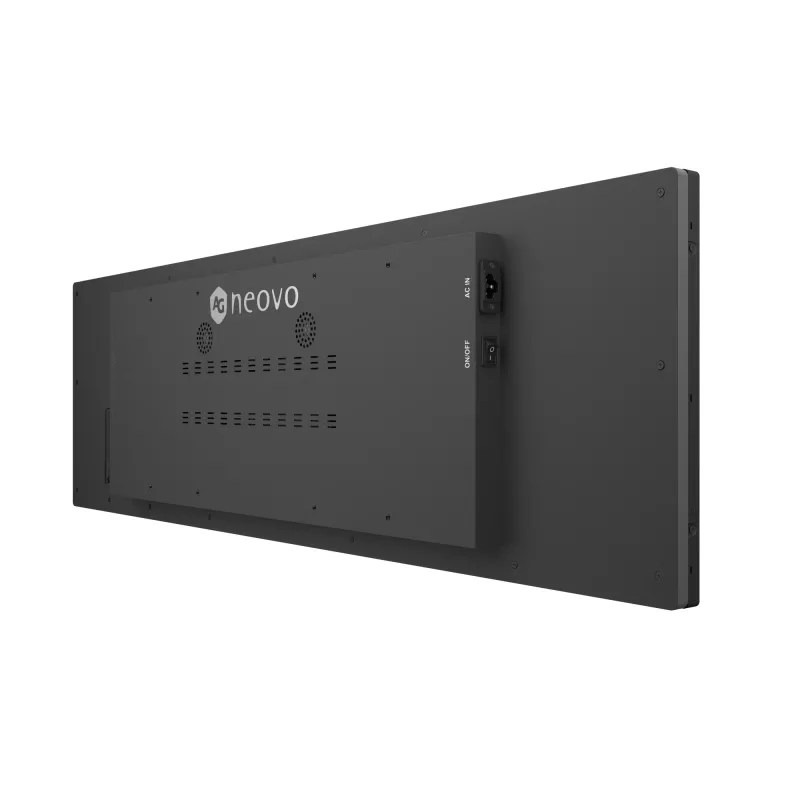 Ecrã de sinalização AG Neovo PB3701A design panorâmico 94 cm (37 polegadas) LED Wi-Fi 700 cd/m² preto processador integrado Android 11 24/7