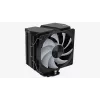 Cooler a ar AEROCOOL Rime 4 ventoinha de 120 mm com rolamento hidráulico, 4 heatpipes, TDP 230 W, preto