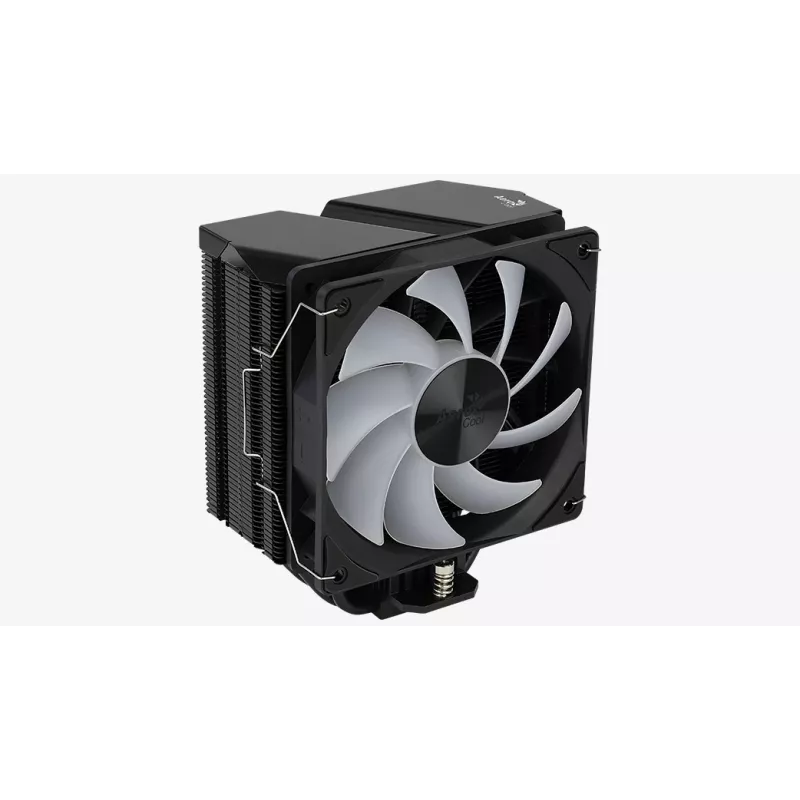Cooler a ar AEROCOOL Rime 4 ventoinha de 120 mm com rolamento hidráulico, 4 heatpipes, TDP 230 W, preto