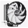 Dissipador de ar AEROCOOL Rave 3 FRGB 120 mm preto branco — 3 heatpipes, ARGB, rolamento hidráulico, 1800 rpm