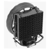 Dissipador de ar AEROCOOL Rave 3 FRGB 120 mm preto branco — 3 heatpipes, ARGB, rolamento hidráulico, 1800 rpm