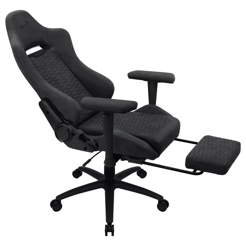 Cadeira gaming universal AEROCOOL ROYALSLATEGR — assento acolchoado, cinzento, estrutura em aço, peso máximo do utilizador 150 kg