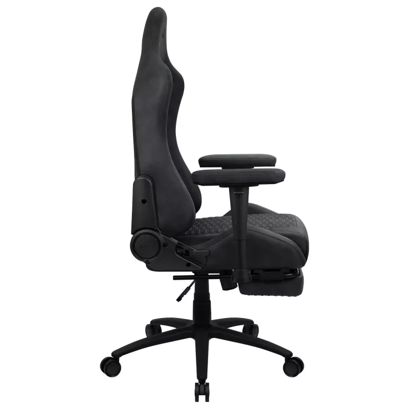 Cadeira gaming universal AEROCOOL ROYALSLATEGR — assento acolchoado, cinzento, estrutura em aço, peso máximo do utilizador 150 kg