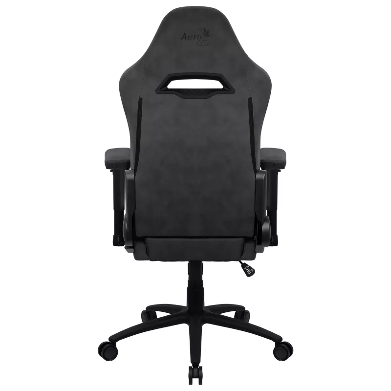 Cadeira gaming universal AEROCOOL ROYALSLATEGR — assento acolchoado, cinzento, estrutura em aço, peso máximo do utilizador 150 kg