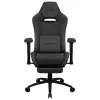 Aerocool ROYALASHBK Cadeira gaming ergonómica premium com apoio para os pés tecnologia Aeroweave preto