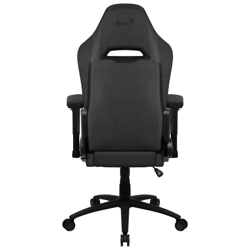Aerocool ROYALASHBK Cadeira gaming ergonómica premium com apoio para os pés tecnologia Aeroweave preto