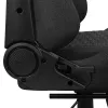 Aerocool ROYALASHBK Cadeira gaming ergonómica premium com apoio para os pés tecnologia Aeroweave preto