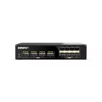 QNAP QSW-M7308R-4X switch de rede gerido L3 1U preto