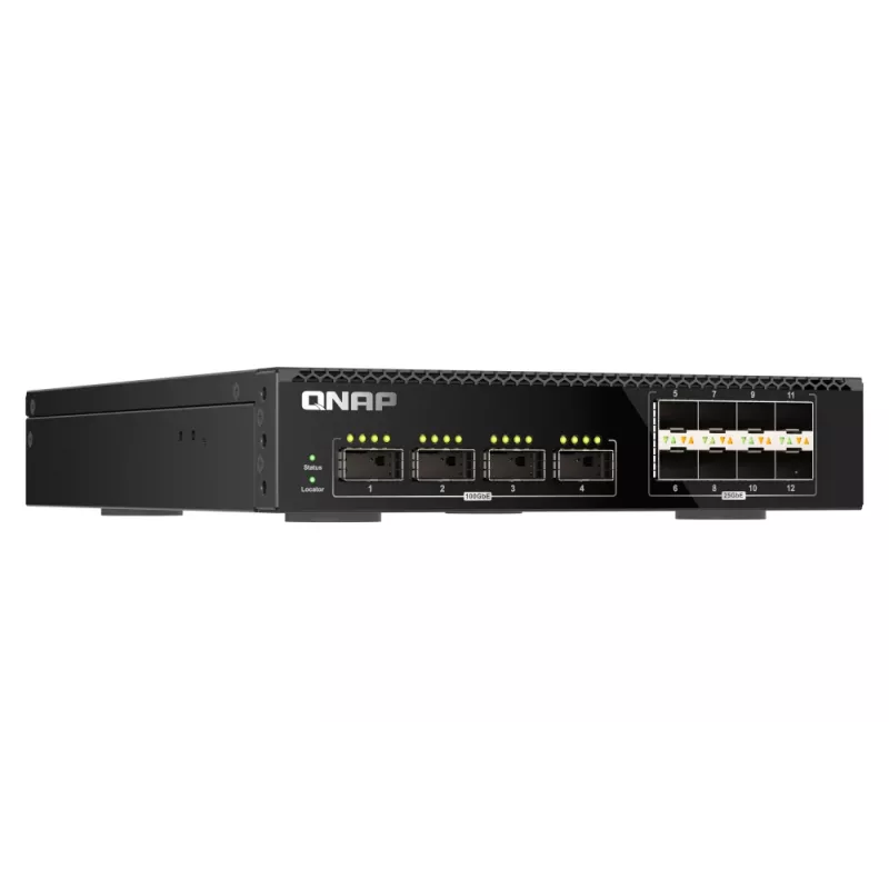 QNAP QSW-M7308R-4X switch de rede gerido L3 1U preto