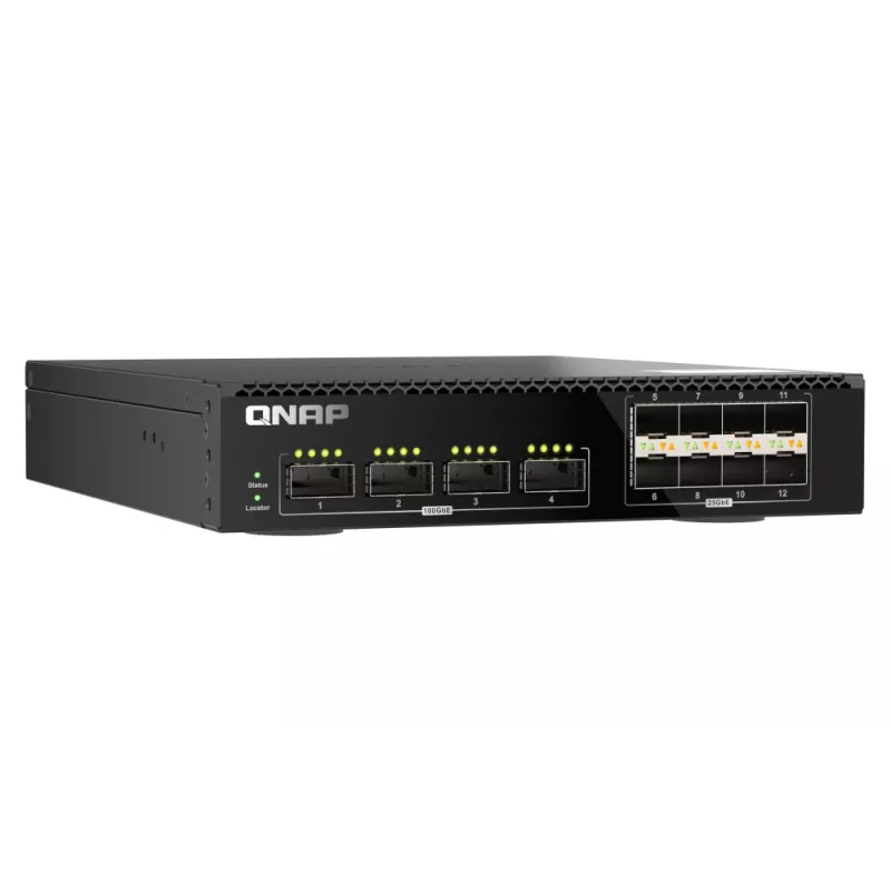QNAP QSW-M7308R-4X switch de rede gerido L3 1U preto