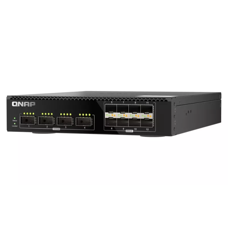 QNAP QSW-M7308R-4X switch de rede gerido L3 1U preto