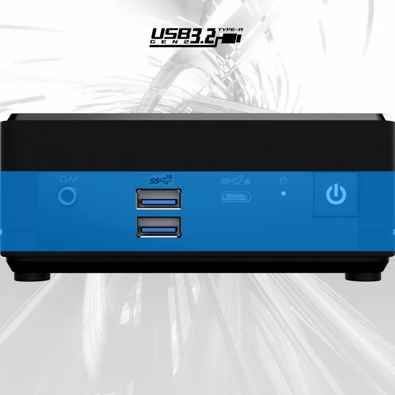 Mini PC MSI Cubi N ADL-006DE Intel® N N200 4 GB DDR4-SDRAM 128 GB SSD Windows 11 Pro preto