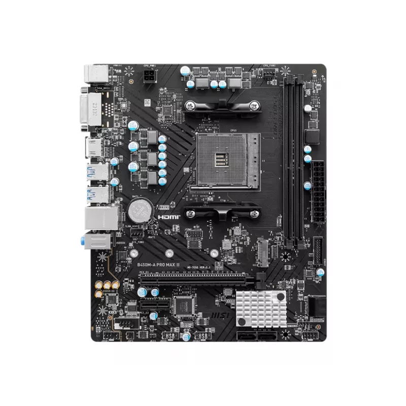 Motherboard MSI B450M-A PRO MAX II AMD B450 Socket AM4 micro ATX