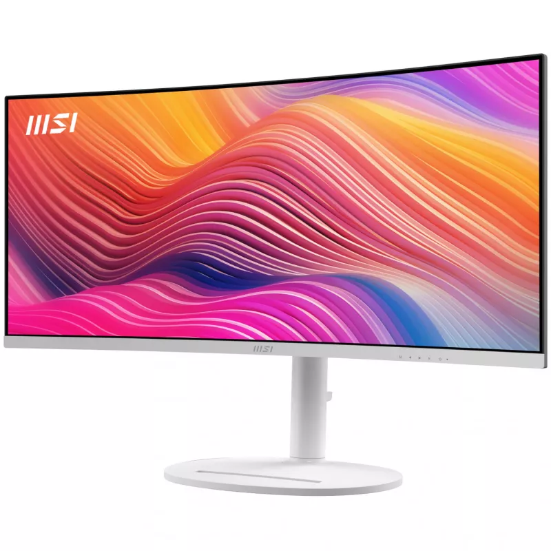 Monitor de computador MSI Modern MD342CQPW 86,4 cm (34 polegadas) 3440 x 1440 píxeis UltraWide Quad HD branco