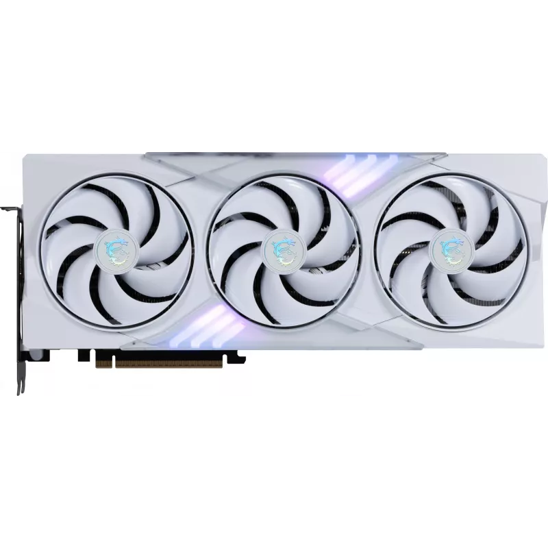 Placa gráfica MSI GeForce RTX 5080 16 GB GDDR7, PCIe 5.0, 256-bit, 3xDP 2.1a + HDMI 2.1b, 360 W, 3 ventoinhas, branco