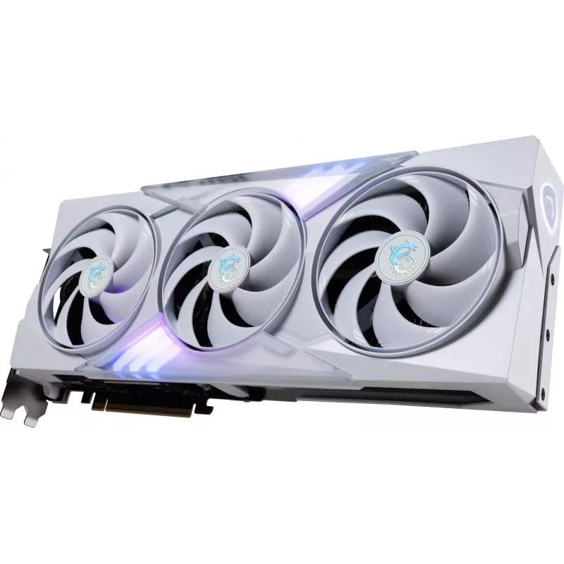 Placa gráfica MSI GeForce RTX 5080 16 GB GDDR7, PCIe 5.0, 256-bit, 3xDP 2.1a + HDMI 2.1b, 360 W, 3 ventoinhas, branco
