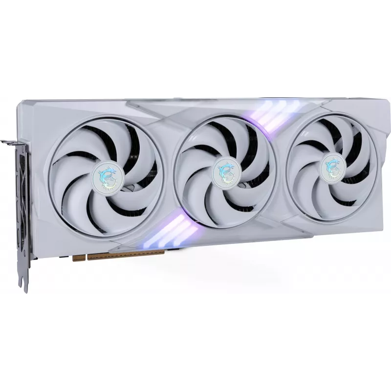 Placa gráfica MSI GeForce RTX 5080 16 GB GDDR7, PCIe 5.0, 256-bit, 3xDP 2.1a + HDMI 2.1b, 360 W, 3 ventoinhas, branco
