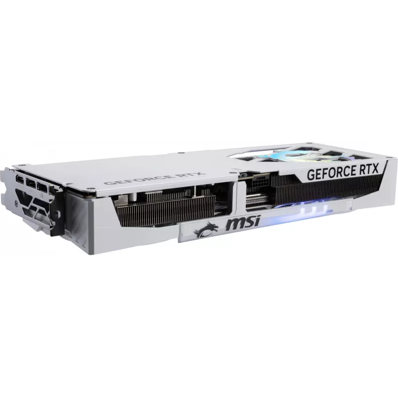 Placa gráfica MSI GeForce RTX 5080 16 GB GDDR7, PCIe 5.0, 256-bit, 3xDP 2.1a + HDMI 2.1b, 360 W, 3 ventoinhas, branco