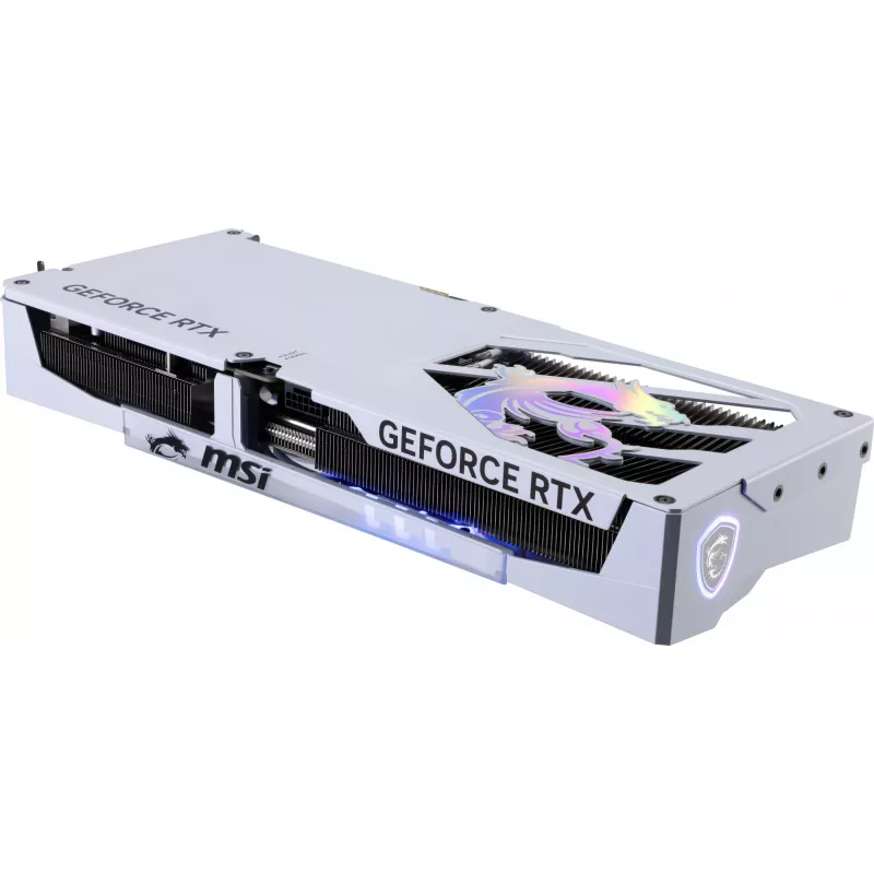 Placa gráfica MSI GeForce RTX 5080 16 GB GDDR7, PCIe 5.0, 256-bit, 3xDP 2.1a + HDMI 2.1b, 360 W, 3 ventoinhas, branco