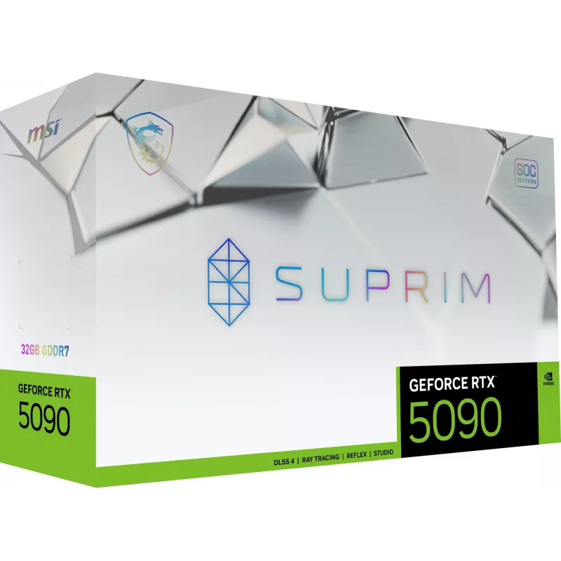 Placa gráfica MSI SUPRIM GEFORCE RTX 5090 32G SOC NVIDIA 32 GB GDDR7