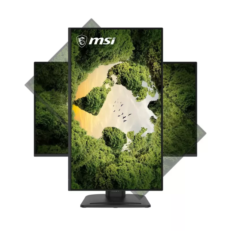 Monitor de computador MSI Pro MP275PGN E14 27 polegadas, 1920×1080 Full HD IPS, 4 ms, 300 cd/m², VESA, altifalantes, altura ajustável, preto