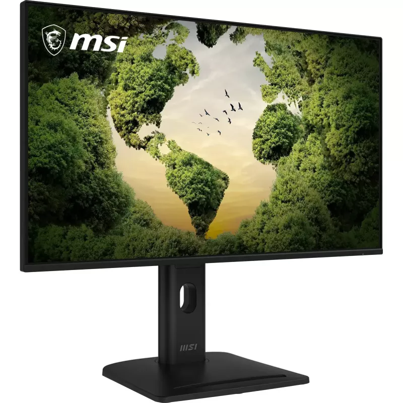 Monitor de computador MSI Pro MP275PGN E14 27 polegadas, 1920×1080 Full HD IPS, 4 ms, 300 cd/m², VESA, altifalantes, altura ajustável, preto