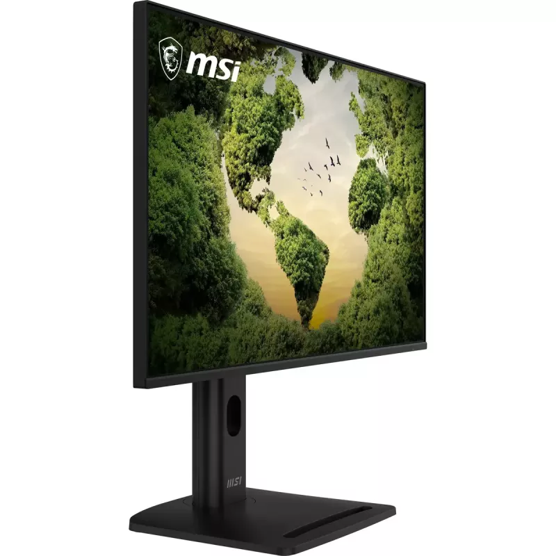 Monitor de computador MSI Pro MP275PGN E14 27 polegadas, 1920×1080 Full HD IPS, 4 ms, 300 cd/m², VESA, altifalantes, altura ajustável, preto