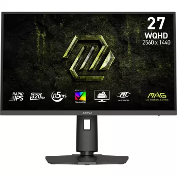 Monitor de computador MSI MAG 274QPF X32 68,6 cm (27 polegadas) 2560 x 1440 píxeis Wide Quad HD LCD preto