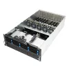Servidor rack ASUS ESC8000A-E12-SKU2 (4U) – suporta 2× AMD EPYC 9004, DDR5 até 6 TB, 24 DIMM, fonte de alimentação 3000W