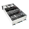Servidor rack ASUS ESC8000A-E12-SKU2 (4U) – suporta 2× AMD EPYC 9004, DDR5 até 6 TB, 24 DIMM, fonte de alimentação 3000W