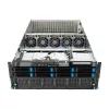 Servidor rack ASUS ESC8000A-E12-SKU2 (4U) – suporta 2× AMD EPYC 9004, DDR5 até 6 TB, 24 DIMM, fonte de alimentação 3000W