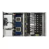 Servidor rack ASUS ESC8000A-E12-SKU2 (4U) – suporta 2× AMD EPYC 9004, DDR5 até 6 TB, 24 DIMM, fonte de alimentação 3000W