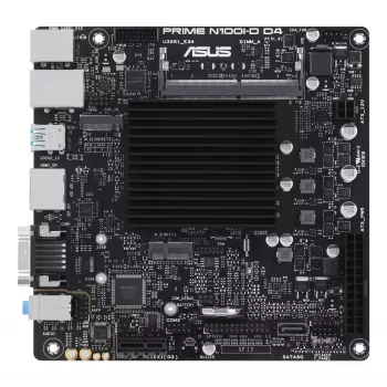 Placa-mãe ASUS PRIME N100I-D D4, chipset Intel, socket NA, mini ITX