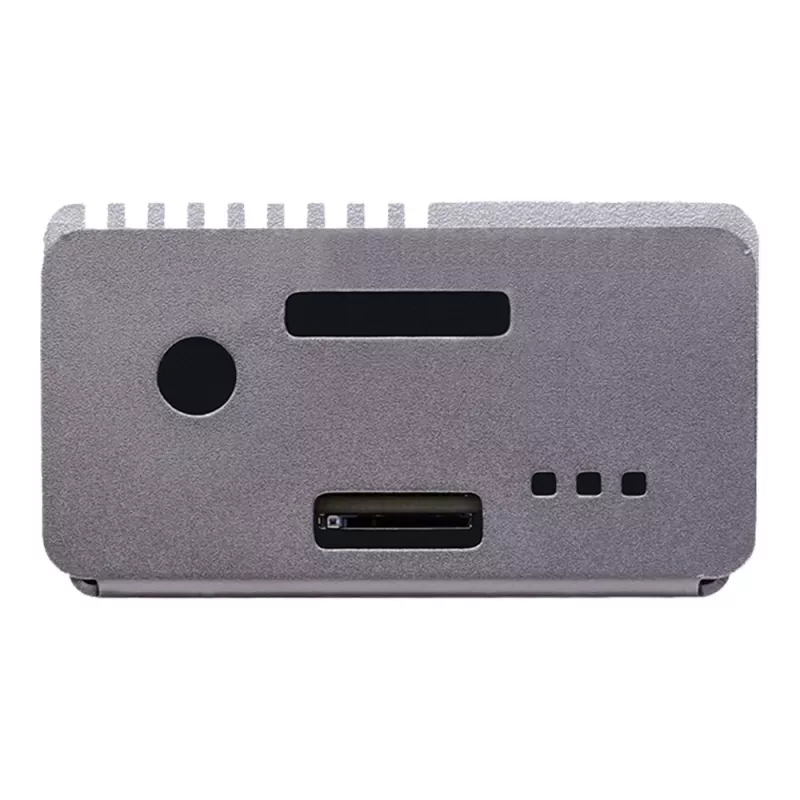 Caixa de computador ASUS Tinker Fanless – alumínio, prateado, caixa com refrigeração passiva