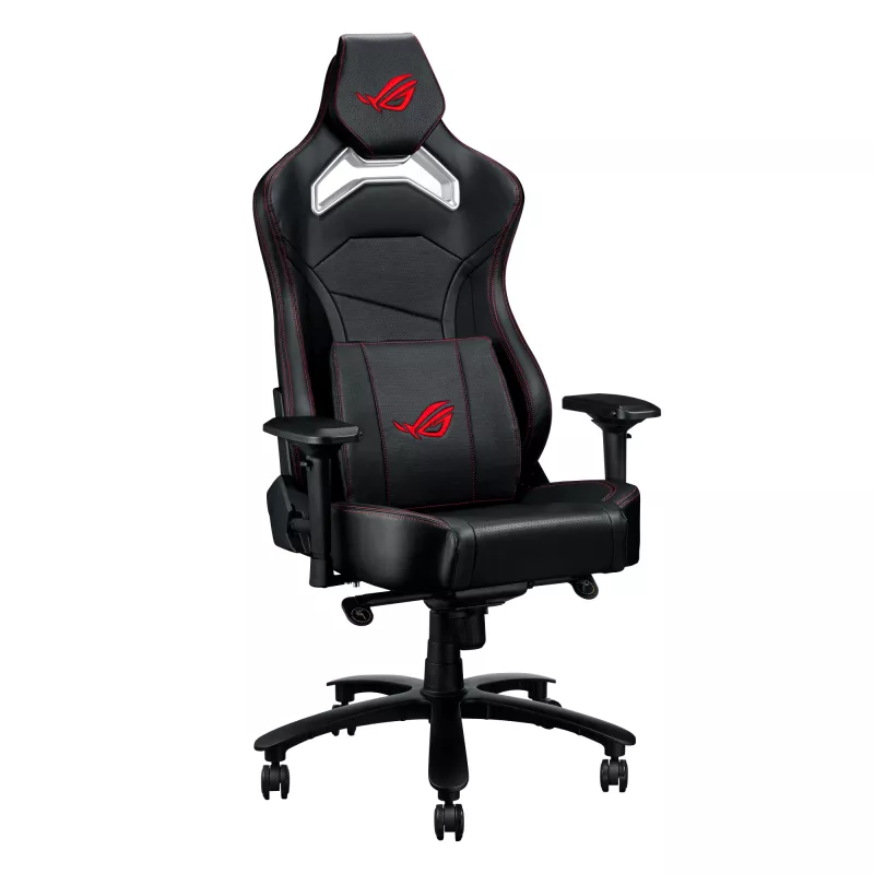 Cadeira gaming universal ASUS ROG Chariot X Core assento acolchoado preto 136 kg