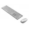 Conjunto de teclado e rato sem fios ASUS W5000 layout russo branco