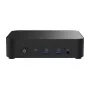 Mini PC barebone ASUS NUC 14 Essential RNUC14MNK1500002 preto — Intel N150, 4 núcleos, DDR5 SO-DIMM, M.2 até 2 TB, Wi-Fi 6E, 2,5GbE