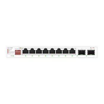 Switch Ethernet não gerido ASUS QG-U1080 — 8 × 2,5G portas RJ-45, MAC 16K, branco, 12V