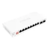 Switch Ethernet não gerido ASUS QG-U1080 — 8 × 2,5G portas RJ-45, MAC 16K, branco, 12V