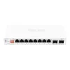 Switch Ethernet não gerido ASUS QG-U1080 — 8 × 2,5G portas RJ-45, MAC 16K, branco, 12V