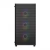 Caixa FSP M220-BA Midi-Tower mATX, ATX preta ARGB