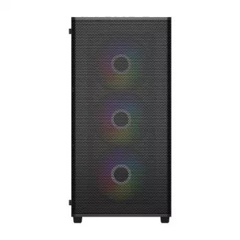 Caixa FSP M220-BA Midi-Tower mATX, ATX preta ARGB