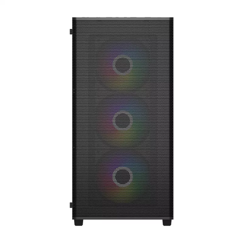 Caixa FSP M220-BA Midi-Tower mATX, ATX preta ARGB